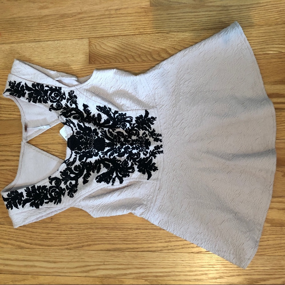 Free People péplum top NWT size xs